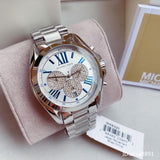 Buy Shop Michael Kors Bradshaw Quartz Silver Dial Silver Steel Strap Watch For Women - MK6320 USA Online