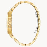 Buy Shop Bulova Crystal Collection Champagne Dial Two Tone Steel Strap Watch for Women - 98B174 USA Online