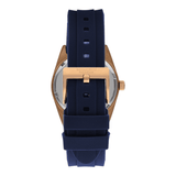 Buy Shop Michael Kors Janelle Three Hand Blue Dial Blue Rubber Strap Watch For Women - MK7140 USA Online