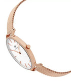 Buy Shop Daniel Wellington Classic Petite Melrose White Dial Rose Gold Mesh Bracelet Watch For Women - DW00100163 USA Online