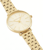Buy Shop Michael Kors Pyper Quartz Gold Dial Gold Steel Strap Watch For Women - MK3898 USA Online