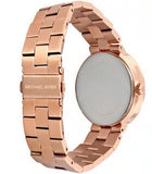 Buy Shop Michael Kors Garner Quartz Rose Gold Dial Rose Gold Steel Strap Watch For Women - MK6409 USA Online