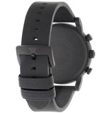 Buy Shop Emporio Armani Luigi Chronograph Black Dial Black Leather Strap Watch For Men - AR11133 USA Online