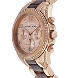 Buy Shop Michael Kors Blair Rose Gold Dial Two Tone Steel Strap Watch For Women - MK5859 USA Online
