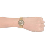 Buy Shop Michael Kors Parker Pave Gold Dial Gold Steel Strap Watch for Women - MK6659 USA Online