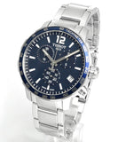 Buy Shop Tissot Quickster Chronograph Blue Dial Watch For Men - T095.417.11.047.00 USA Online