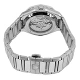 Buy Shop Maserati Stile Skeleton Automatic Black Dial Silver Steel Strap Watch For Men - R8823142002 USA Online