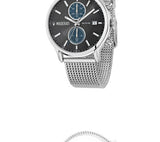 Buy Shop Maserati Epoca 42mm Black Dial Steel Silver Mesh Bracelet Watch For Men - R8873618003 USA Online
