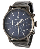 Buy Shop Maserati Epoca Black Edition Blue Dial Black Mesh Bracelet Watch For Men - R8873618008 USA Online
