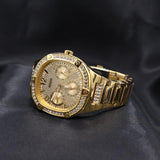 Buy Shop Guess Duchess Quartz Gold Dial Gold Steel Strap Watch For Women - GW0558L2 USA Online