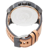 Buy Shop Diesel Mr. Daddy 2.0 Chronograph Grey Dial Brown Leather Strap Watch For Men - DZ7406 USA Online