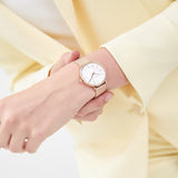 Buy Shop Michael Kors Pyper Quartz Mother of Pearl White Dial Rose Gold Mesh Strap Watch For Women - MK4588 USA Online