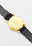 Buy Shop Calvin Klein City Mother of Pearl White Dial Black Leather Strap Watch for Men - K2G2G5C6 USA Online