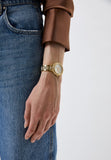 Buy Shop Michael Kors Taryn Mother of Pearl Dial Gold Steel Strap Watch For Women - MK6567 USA Online