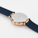 Buy Shop Guess Solistice Diamonds Roe Gold Dial Black Rubber Strap Watch for Women - GW0484L2 USA Online