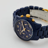 Buy Shop Michael Kors Runway Analog Blue Dial Blue Steel Strap Watch for Women - MK7332 USA Online