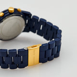 Buy Shop Michael Kors Runway Analog Blue Dial Blue Steel Strap Watch for Women - MK7332 USA Online