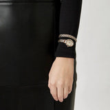 Buy Shop Just Cavalli Novara Silver Dial Two Tone Steel Strap Watch for Women - JC1L264M0075 USA Online