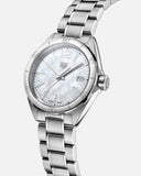 Tag Heuer Formula 1 Quartz Mother of Pearl White Dial Silver Steel Strap Watch for Women - WBJ1418.BA0664