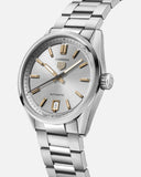 Buy Shop Tag Heuer Carrera Date Silver Dial Silver Steel Strap Watch for Women - WBN2310.BA0001 USA Online