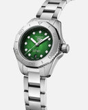 Buy Shop Tag Heuer Aquaracer Professional 200 Automatic Diamond Green Dial Silver Steel Strap Watch for Women - WBP2415.BA0622 USA Online