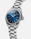 Tag Heuer Formula 1 Diamonds Blue Dial Silver Steel Strap Watch for Women - WBJ1416.BA0664