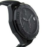 Buy Shop Tag Heuer Aquaracer Automatic Chronograph Special Edition Titanium Grey Dial Black Leather Strap Watch for Men - CAY218B.FC6370 USA Online