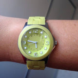 Buy Shop Marc Jacobs Dress Green Dial Green Silicone Strap Watch for Women - MBM2513 USA Online
