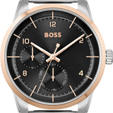 Buy Shop Hugo Boss Sophio Black Dial Silver Mesh Bracelet Watch for Men -1513961 USA Online