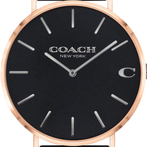 Buy Shop Coach Charles Black Ion Dial Black Mesh Bracelet Watch for Men - 14602470 USA Online
