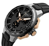 Buy Shop Tissot T Race Cycling Chronograph Black Dial Black Rubber Strap Watch For Men - T111.417.37.441.07 USA Online