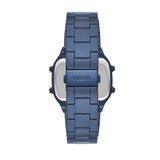 Buy Shop Fossil Retro Analog-Digital Black Dial Blue Steel Strap Watch for Men - FS5896 USA Online