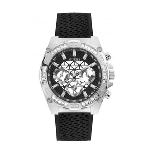 Buy Shop Guess Trophy Multifunction Black Dial Black Rubber Strap Watch for Men - GW0333G1 USA Online