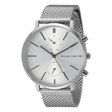 Buy Shop Michael Kors Jaryn Silver Dial Silver Mesh Bracelet Watch for Men - MK8541 USA Online