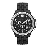 Buy Shop Michael Kors Runway Black Dial Black Steel Strap Watch for Women - MK5190 USA Online
