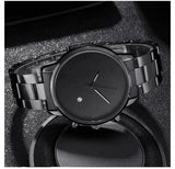 Armani Exchange Cayde Analog Black Dial Black Steel Strap Watch For Men - AX2701