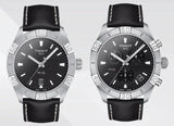 Buy Shop Tissot PR 100 Sport Quartz Black Dial Black Leather Strap Watch For Men - T101.610.16.051.00 USA Online