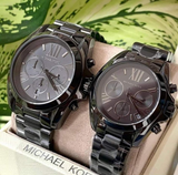 Buy Shop Michael Kors Bradshaw Black Dial Black Steel Strap Watch for Men - MK5550 USA Online