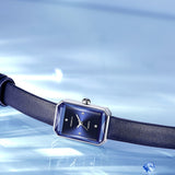 Buy Shop Swarovski Uptown Crystal Blue Dial Blue Leather Strap Watch for Women - 5547713 USA Online