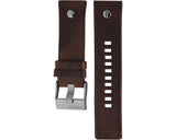 Buy Shop Diesel Little Daddy SBA Small Sized Grey Dial Brown Leather Strap Watch For Men - DZ7258 USA Online