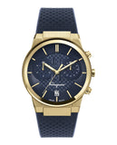 Buy Shop Salvatore Ferragamo Sapphire Chrono Blue Dial Blue Silicone Strap Watch for Men - SFME00221 USA Online