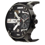 Buy Shop Diesel Mr. Daddy 2.0 Quartz Black Dial Black Nylon Strap Watch For Men - DZ7433 USA Online