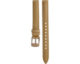 Buy Shop Michael Kors Runway Slim Quartz White Dial Beige Leather Strap Watch For Women - MK2284 USA Online