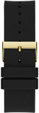 Buy Shop Guess King Quartz Crystals Gold Dial Black Silicone Strap Watch For Men - GW0537G2 USA Online