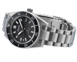 Buy Shop Seiko Prospex 1965 Modern Re Interpretation Automatic Black Dial Silver Steel Strap Watch For Men - SPB143J1 USA Online