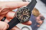 Buy Shop Seiko Prospex 1965 Diver's Modern Re-Interpretation Automatic Brown Dial Black Rubber Strap Watch For Men - SPB147J1 USA Online