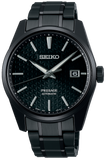 Buy Shop Seiko Presage Sharp Edged Series Black Dial Black Steel Strap Watch For Men - SPB229J1 USA Online