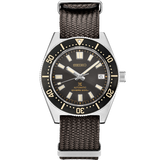 Buy Shop Seiko Prospex 1965 Diver’s Re-Interpretation Automatic Black Dial Brown NATO Strap Watch For Men - SPB239J1 USA Online