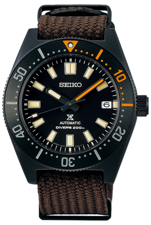 Buy Shop Seiko Prospex Black Series 1965 Limited Edition Black Dial Brown NATO Strap Watch For Men - SPB253J1 USA Online