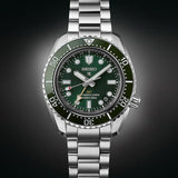 Buy Shop Seiko Prospex GMT Divers Automatic Marine Green Dial Silver Steel Strap Watch For Men - SPB381J1 USA Online